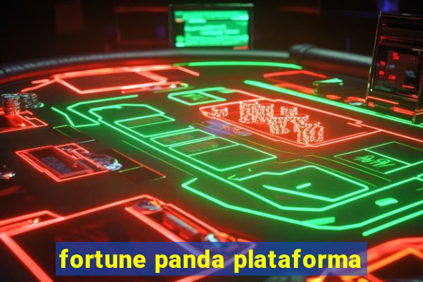 fortune panda plataforma